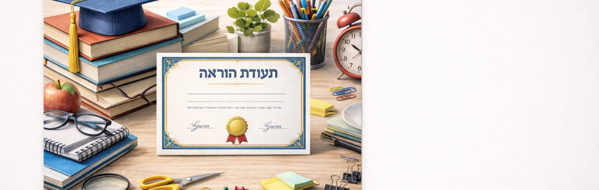 תעודת הוראה ללא עלות